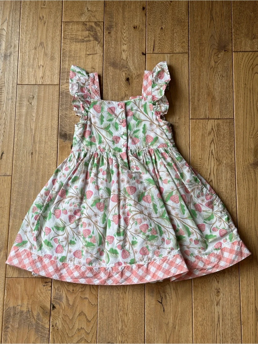 Cupcakes and Cashmere Strawberry Print Sundress size 5